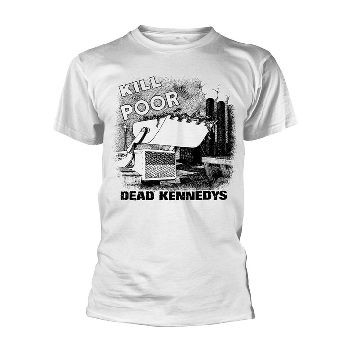 Dead Kennedys 'Kill The Poor' (White) T-Shirt