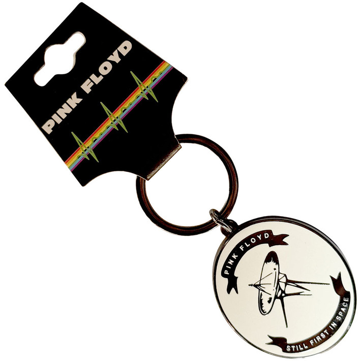 Pink Floyd 'First In Space Oval' Keyring