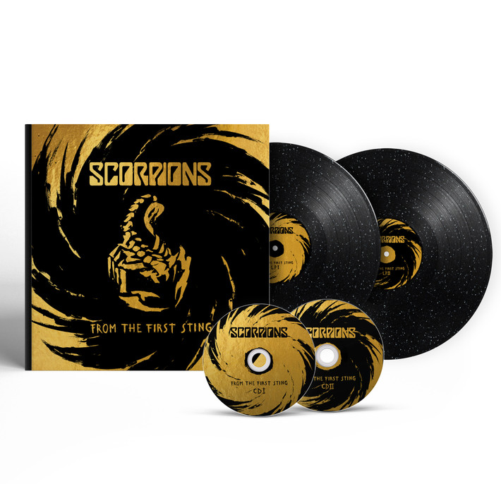 Scorpions 'From The First Sting' Deluxe Bookpack 2CD & 2LP Sparkling Vinyl
