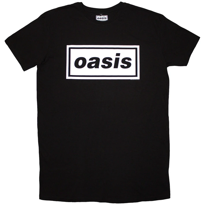 Oasis 'Decca Logo' (Black) Womens T-Shirt Dress