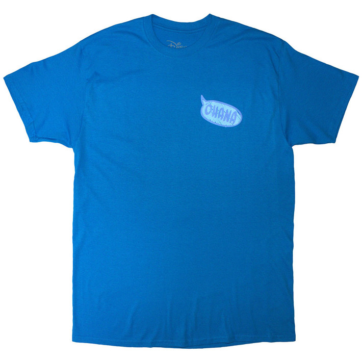 Disney Lilo & Stitch 'Stitch Ohana' (Blue) T-Shirt