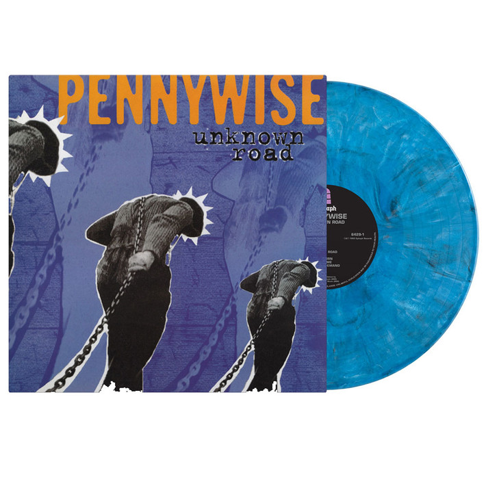 Pennywise 'Unknown Road' 30th Anniversary LP Cool Blue Vinyl