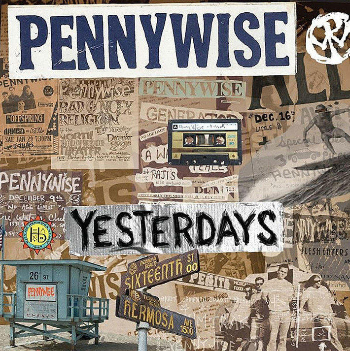 Pennywise 'Yesterdays' CD Front