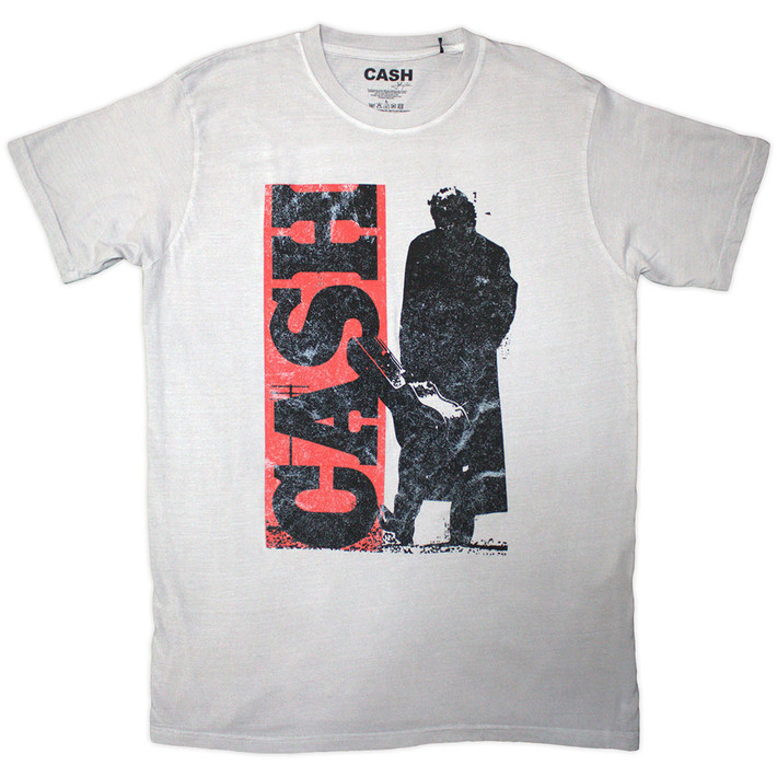 Johnny Cash 'Bold Silhouette' (Natural) T-Shirt