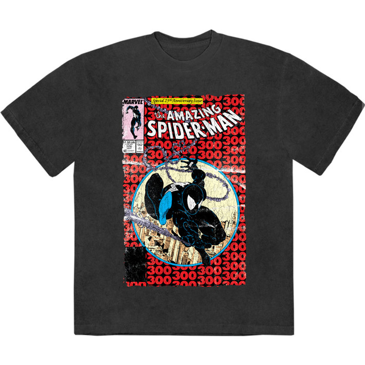 Marvel Spider Man 'Amazing Spider Man 25th Anniversay' (Stone Wash) Limited Edition T-Shirt