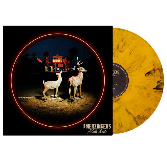 The Menzingers 'Hello Exile' LP Opaque Yellow & Black Marble Vinyl