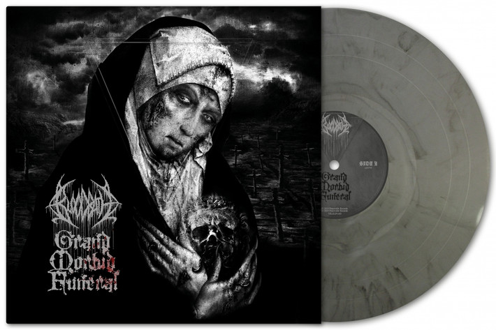 Bloodbath 'Grand Morbid Funeral' (10th Anniversary) LP Silver Black Marble Vinyl