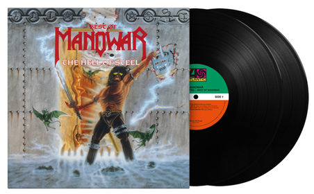 Manowar 'The Hell of Steel: Best of Manowar' 2LP 180g Black  Vinyl