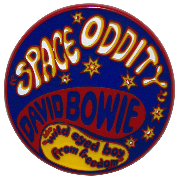 David Bowie 'Space Oddity' Pin Badge