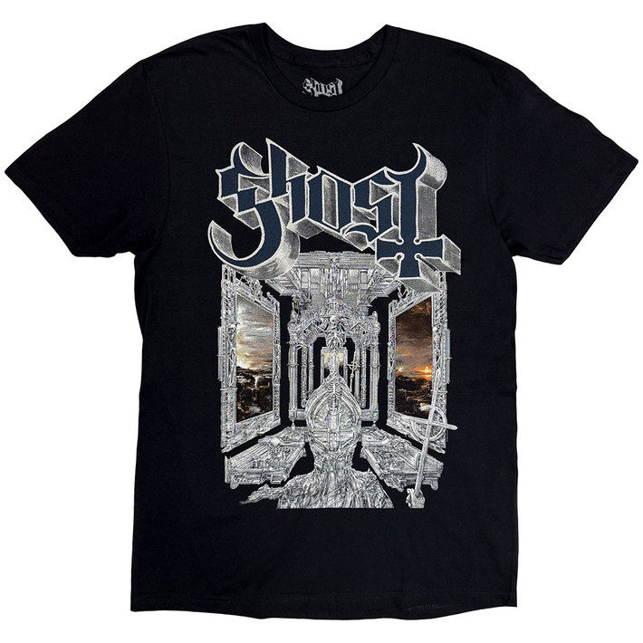 Ghost 'Skeleta Album Cover '25 Tour Dates' (Black) T-Shirt