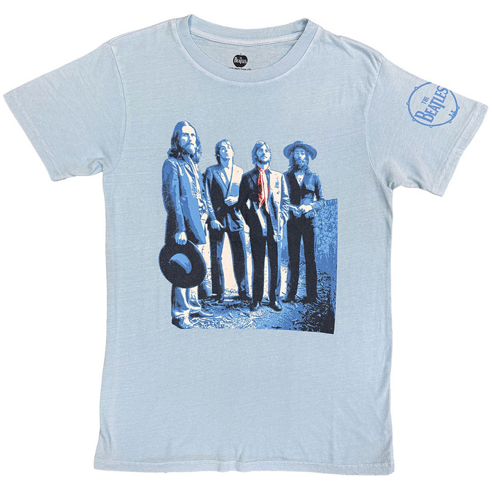 The Beatles 'Hat in Hand' (Blue) Eco T-Shirt
