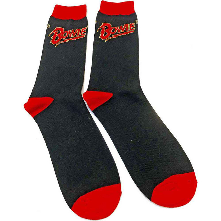 David Bowie 'Flash Logo' (Multicoloured) Womens Socks (One Size = UK 4-7)