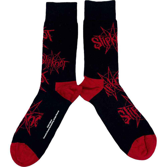 Slipknot 'Logo & Nomogram' (Multicoloured) Womens Socks (One Size = UK 4-7)