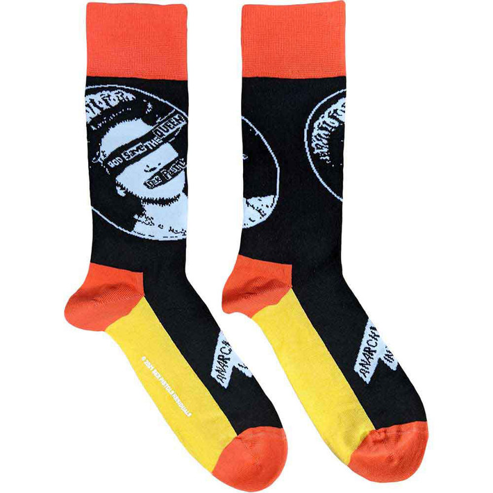 Sex Pistols 'God Save The Queen' (Multicoloured) Womens Socks (One Size = UK 4-7)