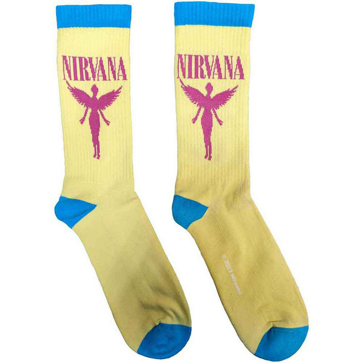 Nirvana 'Angelic' (Yellow) Socks (One Size = UK 4-7)