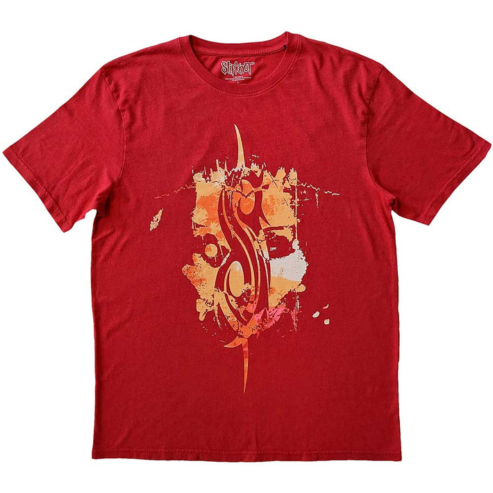 Slipknot 'The End, So Far Tribal-S' (Red) Eco T-Shirt