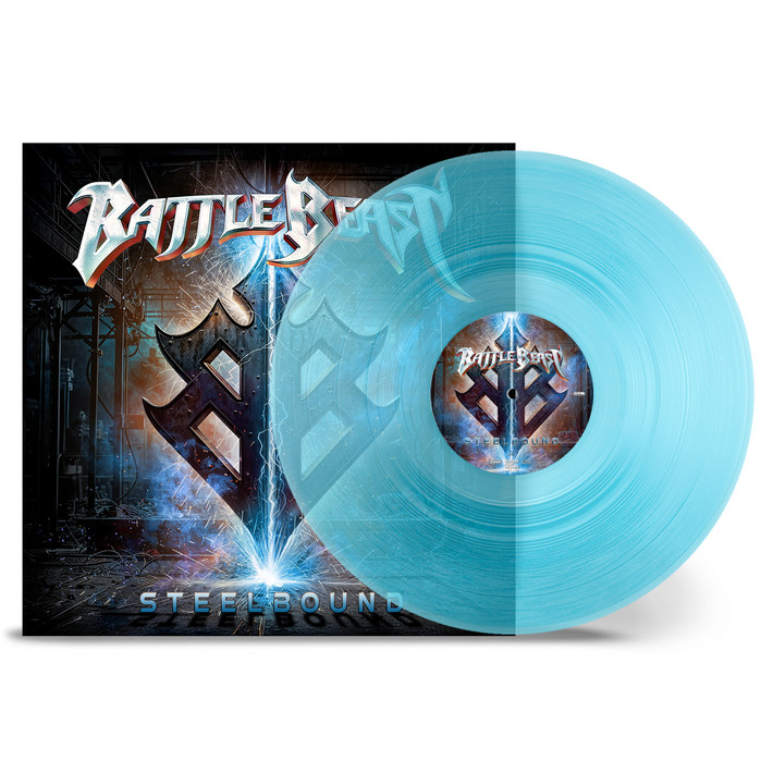 Battle Beast 'Steelbound' LP Transparent Curacao Blue Vinyl