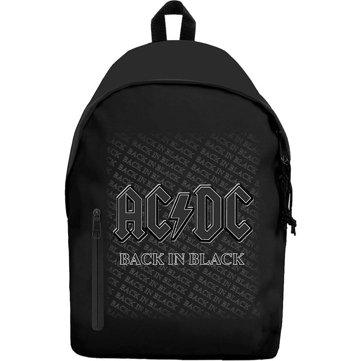 AC/DC 'Back In Black' Rocksax Graphic Backpack