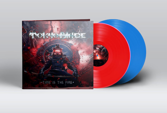 Tokyo Blade 'Time Is The Fire' 2LP Red Blue Vinyl