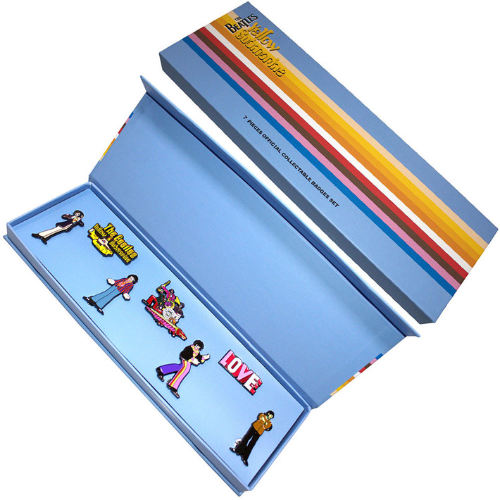 The Beatles 'Yellow Submarine Portholes' Pin Badge Set