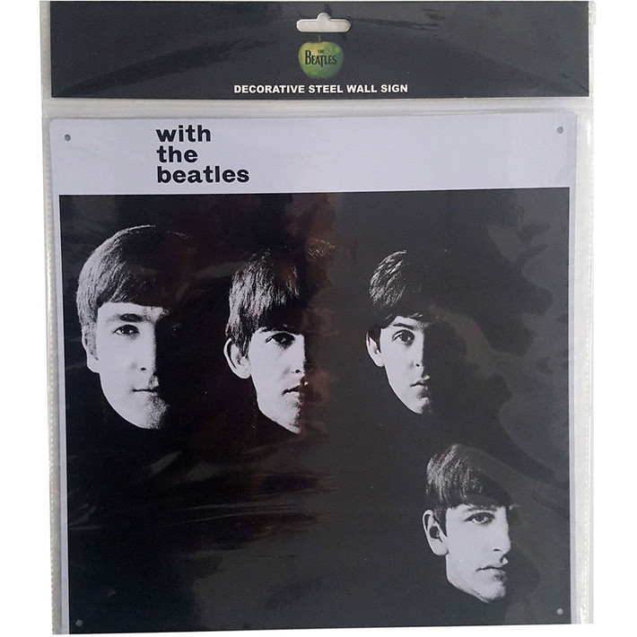The Beatles 'With The Beatles Album Cover' Steel Wall Sign
