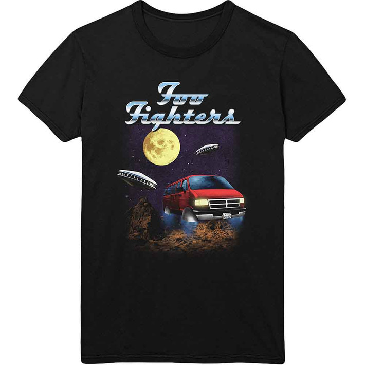 Foo Fighters 'Van - Tour' (Black) T-Shirt