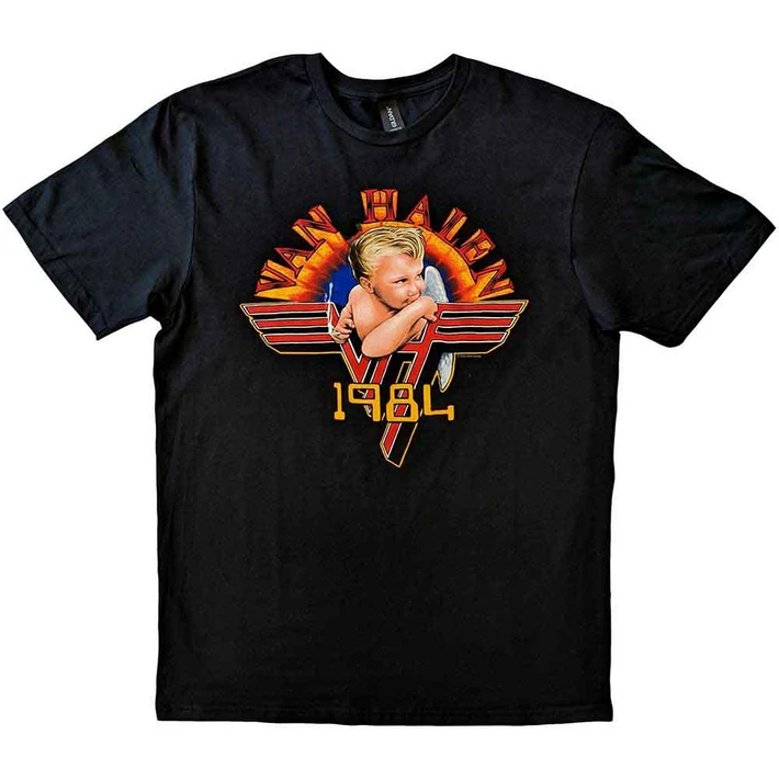 Van Halen 'Cherub '84' (Black) T-Shirt