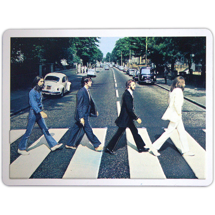 The Beatles 'Abbey Road Embossed' Fridge Magnet