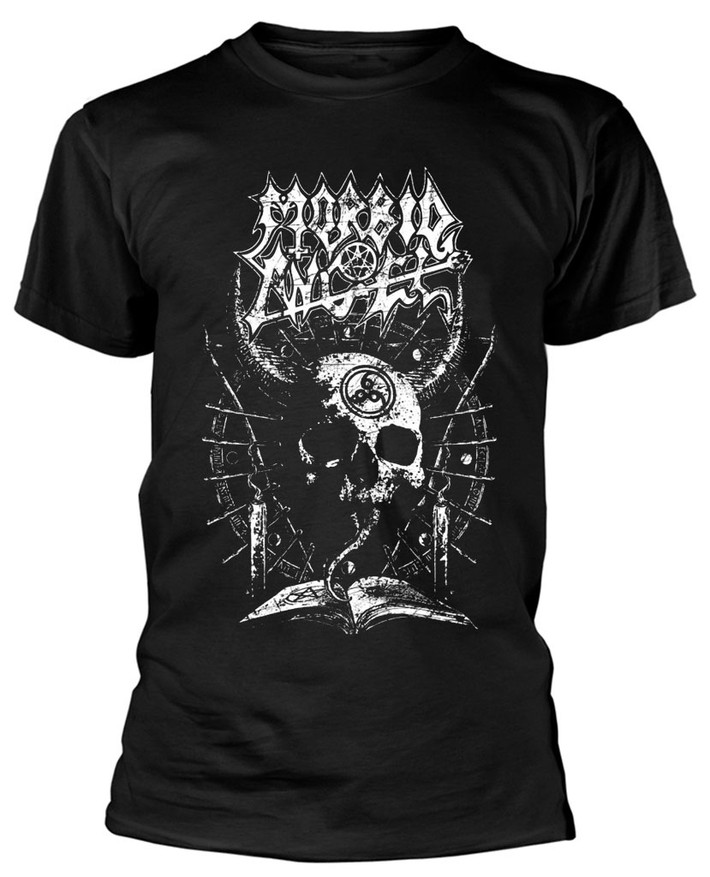 Morbid Angel 'Horned Skull' (Black) T-Shirt
