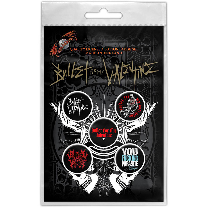 Bullet For My Valentine 'Logo' Button Badge Pack
