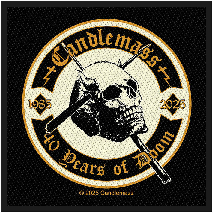 Candlemass '40 Years Of Doom' Patch