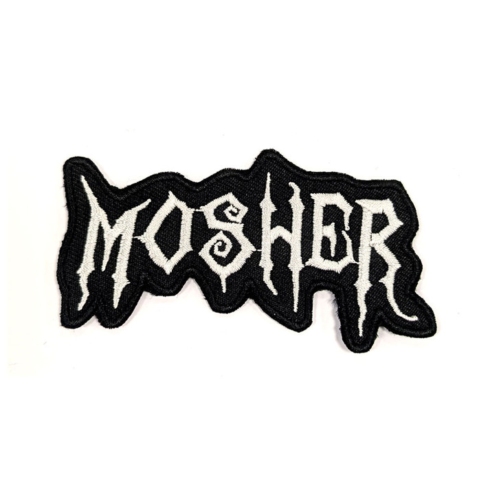 SLF 'Mosher White' Iron On Patch