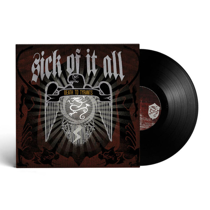 Sick of It All 'Death to Tyrants' LP Black Vinyl
