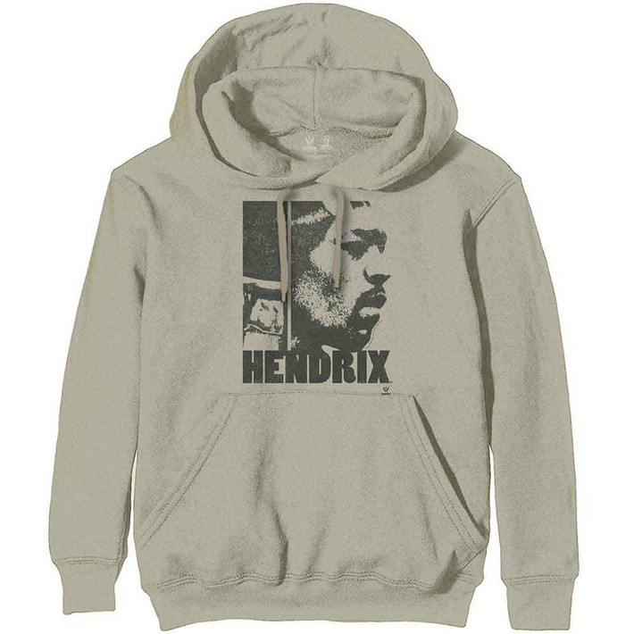John Lennon 'Peace Fingers US Flag' (Sand) Pull Over Hoodie