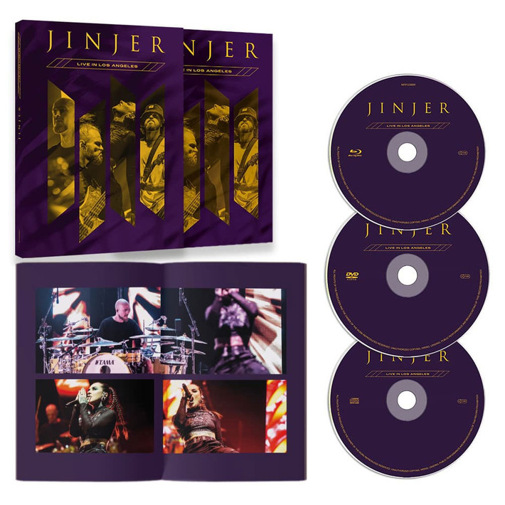 Jinjer 'Live in Los Angeles' CD/DVD/BluRay Deluxe Digipack