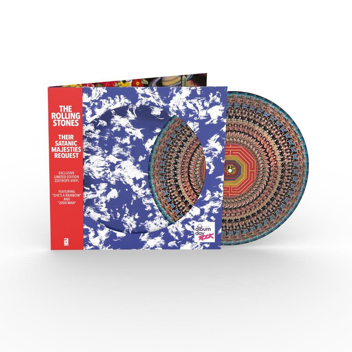 Rolling Stones 'Their Satanic Majesties Request' (National Album Day) LP Zoetrope Vinyl