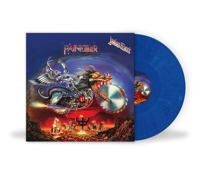 Judas Priest 'Painkiller' (National Album Day) LP Blue White Marble Vinyl