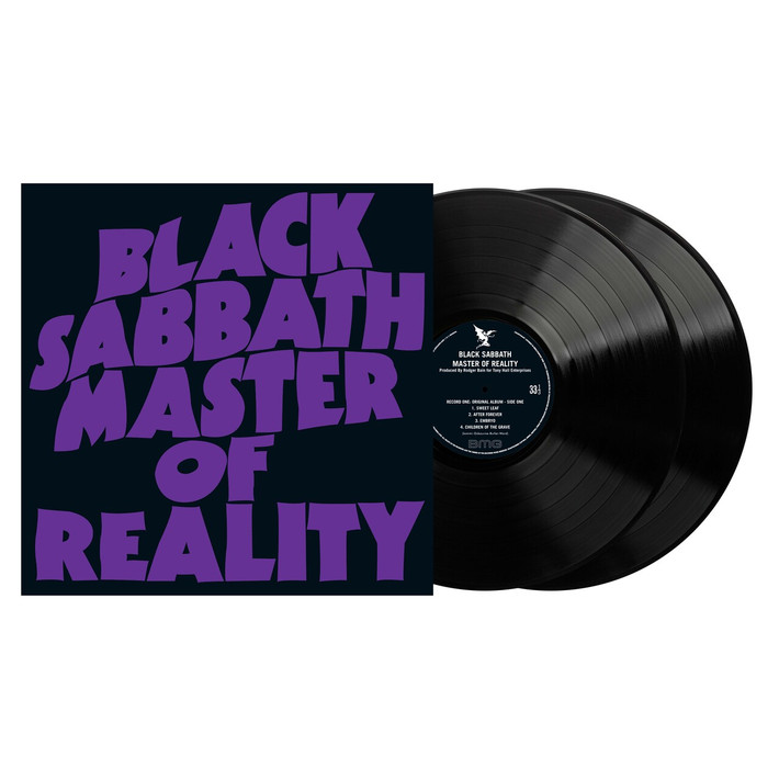 Black Sabbath 'Master Of Reality' (Deluxe) 2LP Black Vinyl