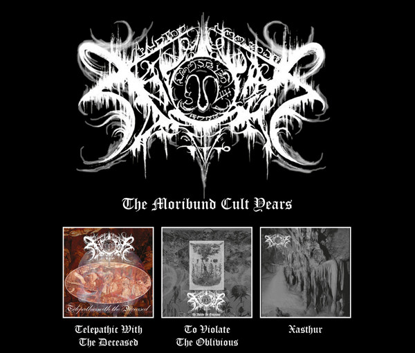 Xasthur 'The Moribund Cult Years' 3CD Box