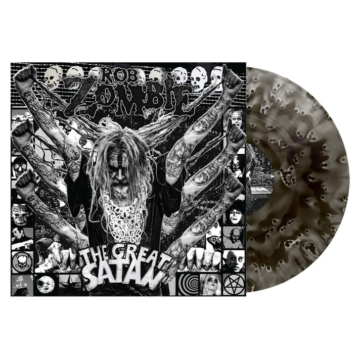 Rob Zombie 'The Great Satan' LP Ghostly Black Vinyl