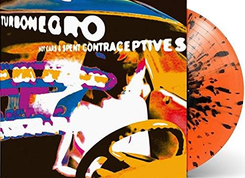 Turbonegro 'Hot Cars And Spent Contraceptives' LP Orange Black Splatter Vinyl