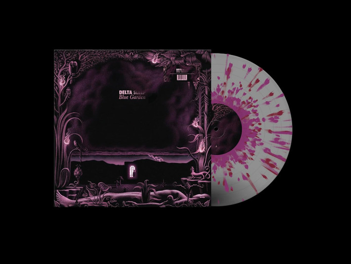 Delta Sleep 'Blue Garden' LP Clear Purple Splatter Vinyl