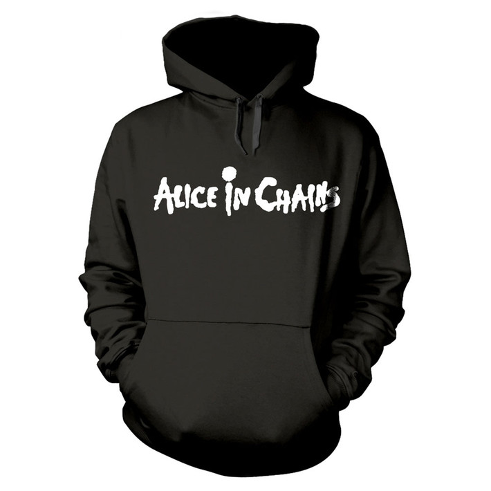 Alice In Chains 'Facelift' (Black) Pull Over Hoodie Front