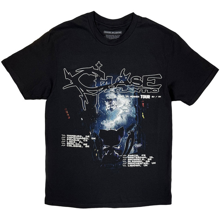 Chase Atlantic 'Aura European Tour '25' (Black) T-Shirt