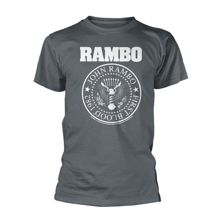 Rambo 'Logo' (Grey) T-Shirt