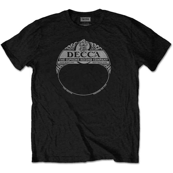 Decca Records 'Supreme Label' (Black) T-Shirt