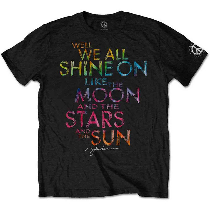 John Lennon 'Shine On' (Black) T-Shirt