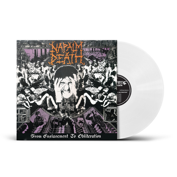 Napalm Death 'From Enslavement To Obliteration' LP White Vinyl