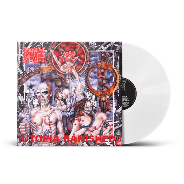 Napalm Death 'Utopia Banished' LP White Vinyl