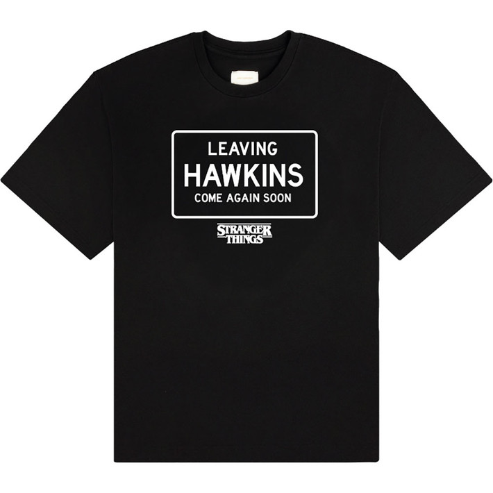 Stranger Things 'Leaving Hawkins' (Black) T-Shirt